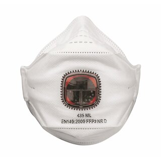 JSP Atemschutzmaske SpringFit 435ML, Typ: FFP3, mit...