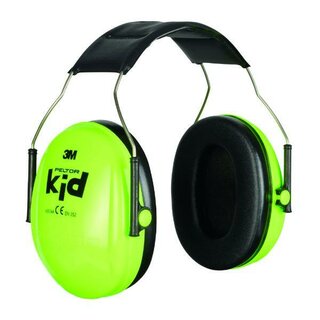 Kapselgehörschutz 3M H510AK, Kid, 27dB, neon grün