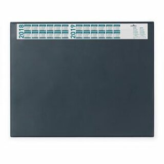 Schreibunterlage Durable 7204, 65 x 52cm, mit Vollsichtfolie, dunkelblau
