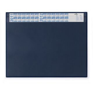 Schreibunterlage, m.auswechselb.Vollsichtauflage, 65x52cm, blau