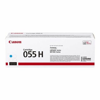 Canon Toner 3019C002 055H, 5900 Seiten, Cyan