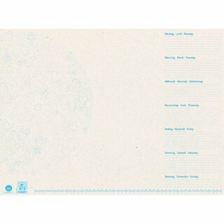 Rido-Ide Schreibunterlage 7098200 Rec, 56,5 x 42cm, Notizfeld/Woche, 50 Bl, 2027