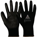 HASE Handschuh PU Black, Gre 9, PE/PU, schwarz