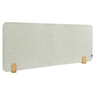 Legamaster Akustik Schreibtischtrennwand 7-209835, mit Haltern, 60x160cm, beige