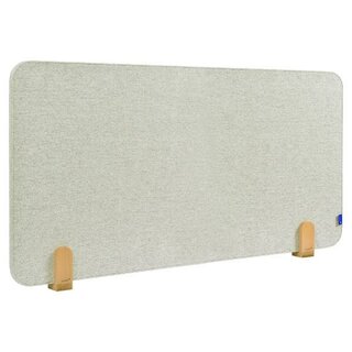 Legamaster Akustik Schreibtischtrennwand 7-209834, mit Haltern, 60x120cm, beige