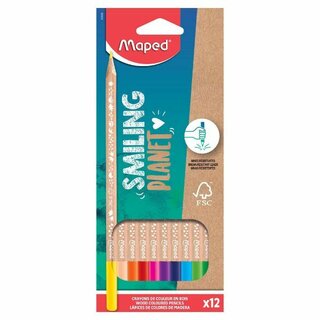 Maped Buntstift aus Holz 831800FC Planet Härtegrad: HB 12...
