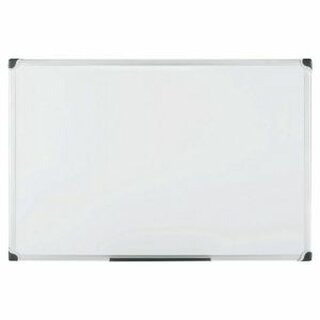 Maya CR6501178 Magnetisches Whiteboard, emailliert, Aluminium Rahmen, 106,5x75cm