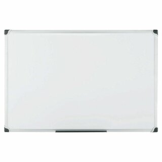 Maya CR6501178 Magnetisches Whiteboard, emailliert, Aluminium Rahmen, 106,5x75cm