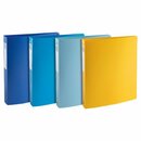 Exacompta Ringbuch 51140E, Bee Blue, REC PP, A4, 4-Ring...