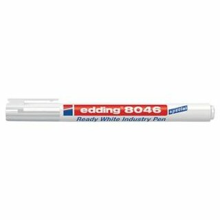 Edding - Marker 8046 - Ready Industrial - Strichstrke: 1-3mm - wei