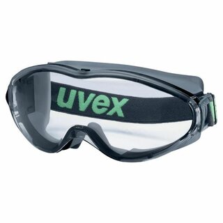 Uvex Schutzbrille Ultrasonic Planet fbl. sv exc, farblos/anthrazit/jade