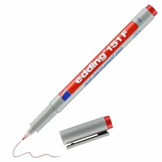 OHP-Stift edding 151 F, wasserlöslich, Strichstärke:...