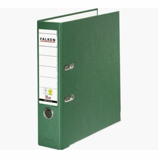 Ordner Falken 9984055, A4 hoch, Rückenbreite: 80mm, grün