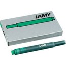 Lamy 11478 Tintenpatrone T10, Grn, 5 Stck