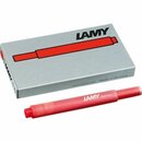 Lamy 2076 Tintenpatrone T10, Rot, 5 Stck