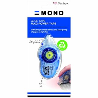 Tombow Kleberoller PN-IP, Mono maxi power tape, permanent, 8,4 mm x 16 m