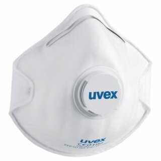 Atemschutzmaske uvex 8732.110, Typ: FFP1, mit Ventil, 15 Stck