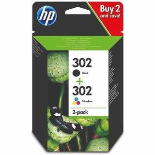 Tinte HP X4D37AE 302 Multipack 4-Farbig