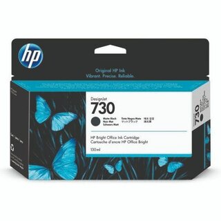 Tinte HP P2V65A 730, 130 ml, matt schwarz