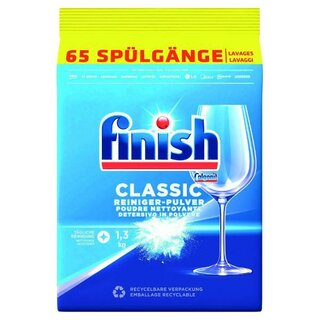 Finish Reinigungspulver Classic, 65 Splgnge, 1,3kg