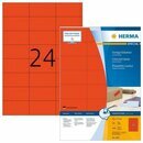 Herma 4407 Etiketten permanent 70x37 mm Rot 2400 Stck