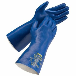 Uvex 60224 Rubiflex S Chemikalienschutzhandschuhe, Größe:...