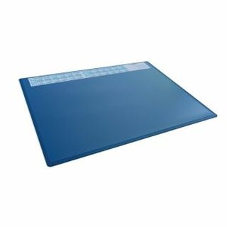 DURABLE Schreibunterlage 722307, PP, mit Auflage+Kalender, 65 x 50 cm, blau