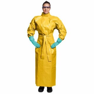 Dupont Tychem 2000C Chemikalien-Schutzkittel, Größe: S/M,...