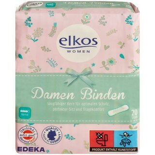 elkos Damenbinden Normal, 20 Stck