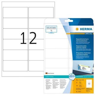 Herma10017 Etiketten Movable 99,1 x 42,3 mm 300 Stück