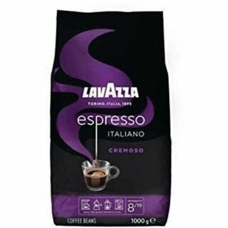 LAVAZZA Espresso ITALIANO CREMOSO 2799, ganze Bohne, Packung, 6 x 1 kg