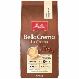 Kaffee Melitta Bella Crema La Crema, ganze Bohnen, 1000g