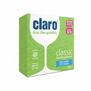 Claro C031128 Classic Geschirrsplpulver 2,7Kg