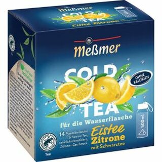 Memer Tee Cold Tea Eistee-Zitrone, 14 Beutel