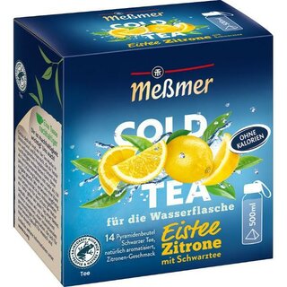 Memer Tee Cold Tea Eistee-Zitrone, 14 Beutel