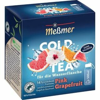 Memer Tee Cold Tea Pink Grapefruit, 14 Beutel