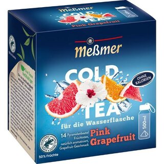 Memer Tee Cold Tea Pink Grapefruit, 14 Beutel