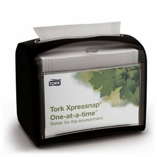 Tork Tisch-Serviettenspender 272611 Xpressnap, Kunststoff, schwarz
