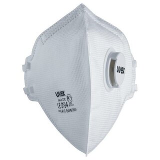 Uvex Atemschutzmaske silv-Air classic 3310, FFP3, mit Ausatemventil, 15 St�ck