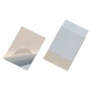 Selbstklebetaschen Durable Pocketfix 8077, 74 x 105mm, transparent, 10 Stck