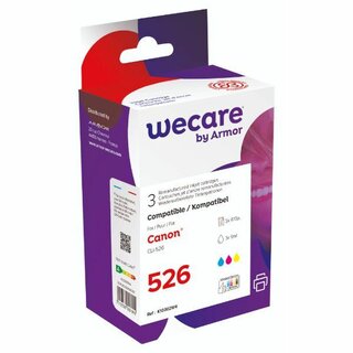 Tintenpatrone wecare komp. mit Canon CLI-526, für Canon...