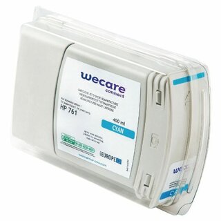Tinte Wecare kompatibel mit HP 761/Cm994A, cyan