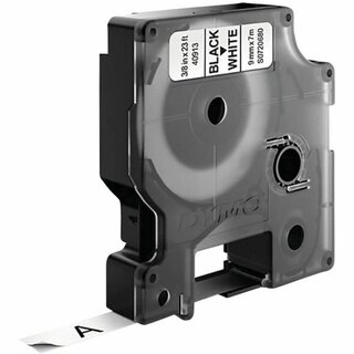 Schriftband Wecare kompatibel 40913, schwarz/weiß