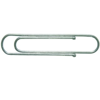 Büroklammern Norica 1105000, 50mm, glatt, mit Kugelenden,...