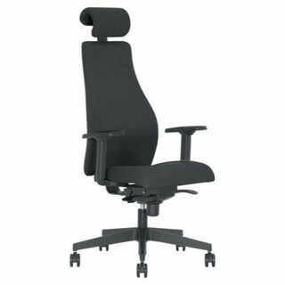 Bürostuhl Nowy Styl Carl, verstellbare Rückenlehne, schwarz
