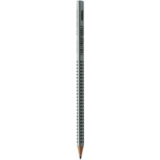 Bleistift Faber-Castell 117000 2001, HB, silbergrau lackierter Schaft, 12 Stck