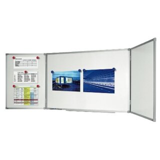 Weißwandtafel Legamaster 100554, klappbar, Maße: 120 x 90cm