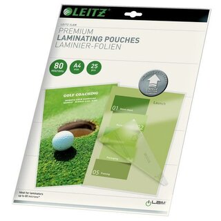 Leitz 7479 Laminierhlle Udt, A4, 80my