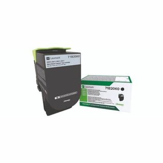 Toner Lexmark 71B20K0, schwarz