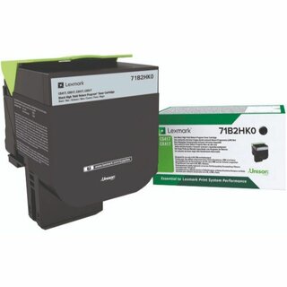 Toner Lexmark 71B2HK0, Reichweite: 6.000 Seiten, schwarz